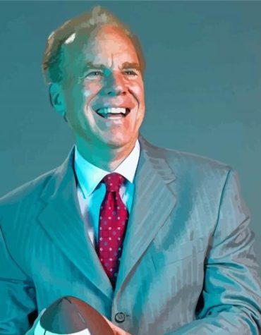 Iconic Roger Staubach Paint By Numbers