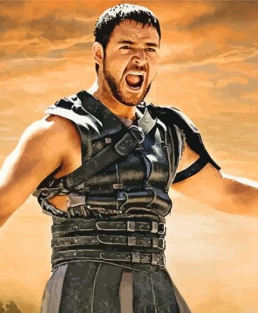 Aesthetic Russell Crowe Movie Icon Paint By Numbers