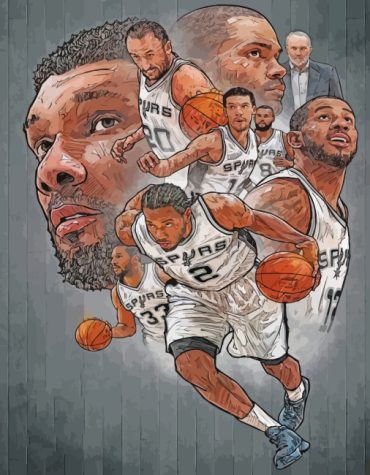 Aesthetic San Antonio Spurs Basketball Paint By Numbers