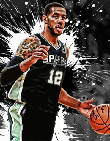 San Antonio Spurs Basketball Paint By Numbers
