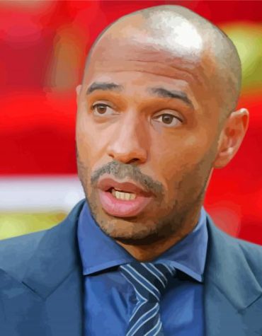 Thierry Henry Sports Legend Paint By Numbers