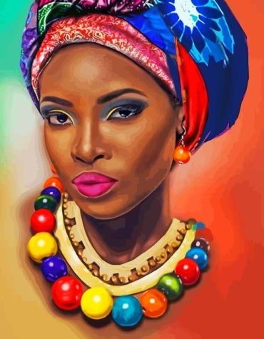 African Woman Paint By Numbers