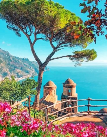 Amazing Amalfi Coast Beach Paint By Numbers