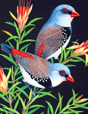 Aesthetic Birds Paint By Numbers