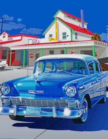 Aesthetic Chevy Bel Air Paint By Numbers