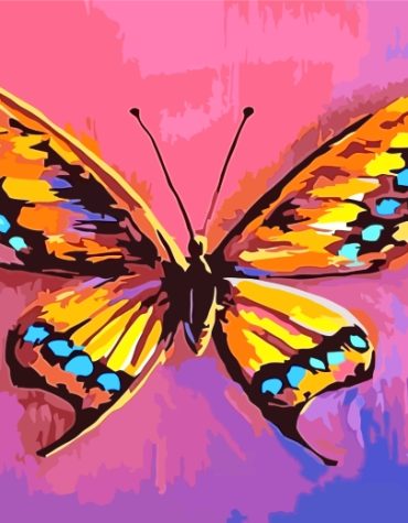 Aesthetic Butterfly Painting Paint By Numbers