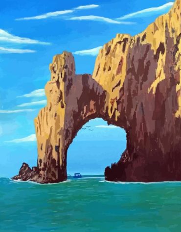 Aesthetic Seascape in Cabo San Lucas Paint By Numbers