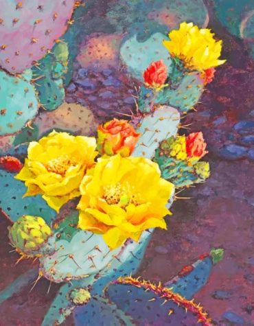 Aesthetic Cactus Paint By Numbers
