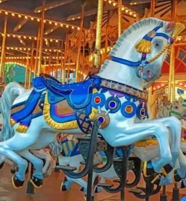 Aesthetic Circus Horse Paint By Numbers