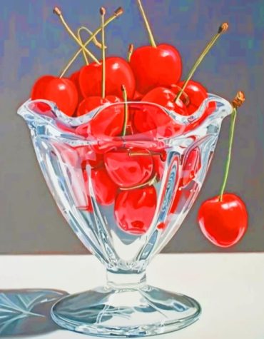 Aesthetic Cherry Fruits Paint By Numbers