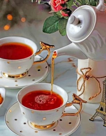 Aesthetic Tea Time Paint By Numbers