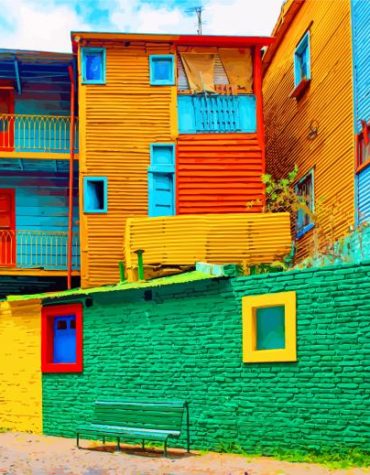 Aesthetic Argentina La Boca Paint By Numbers