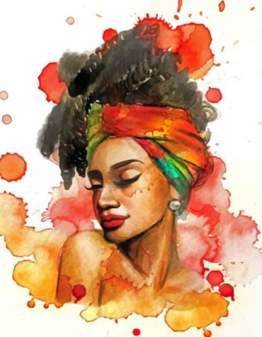 Aesthetic Afro Woman Paint By Numbers