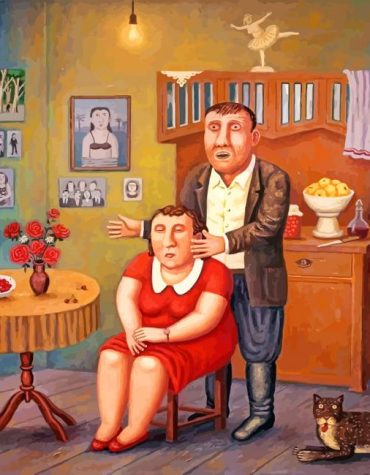 Aesthetic Comic Lover Duo Paint By Numbers