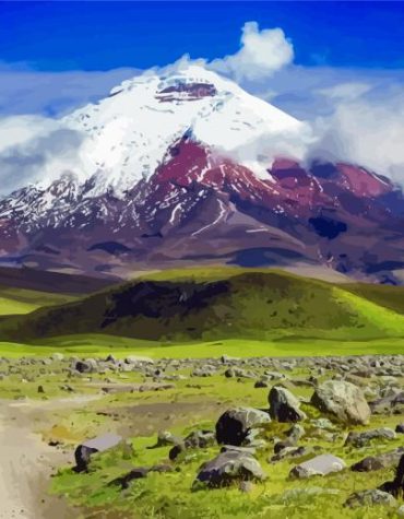 Cotopaxi Misty Landscapes Paint By Numbers