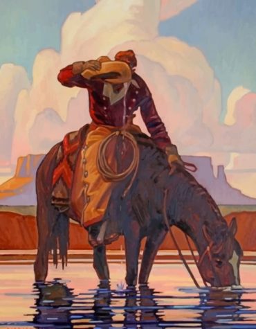 Aesthetic Cowboy Artist Paint By Numbers