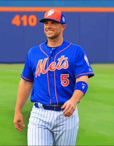 David Wright Baseball Legend Paint By Numbers