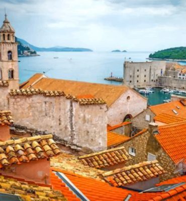 Dubrovnik Cityscape Croatia Paint By Numbers