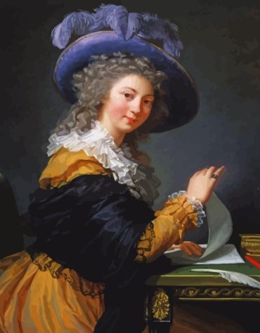Elisabeth Vigee Le Brun Mirror Paint By Numbers