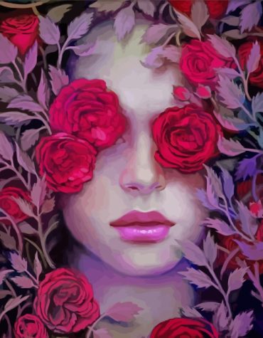 Floral Woman in Bloom Paint By Numbers