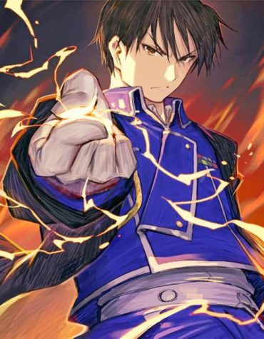 Anime Roy Mustang Paint By Numbers