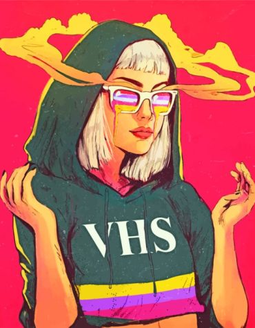 Aesthetic Gamer Girl Art Paint By Numbers