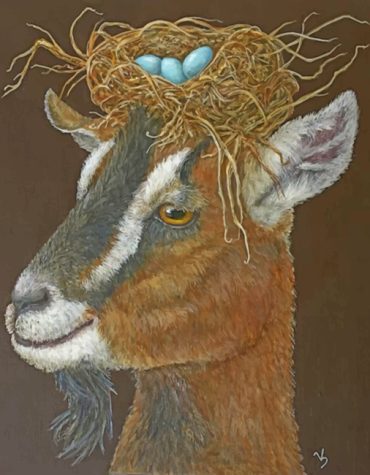 Charming Goat Aesthetic Paint By Numbers