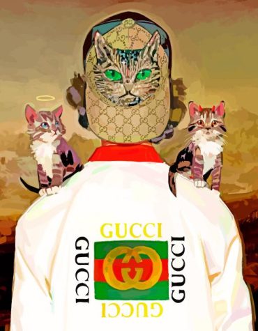 Gucci Inspired Cat Paint By Numbers