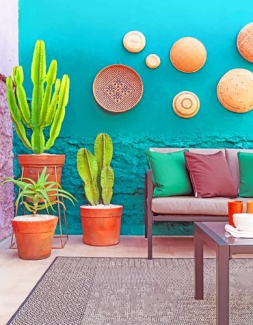 House Garden Plant Paint By Numbers