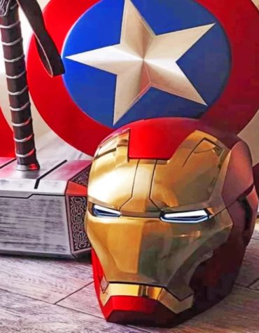 Aesthetic Iron Man Marvel Paint By Numbers