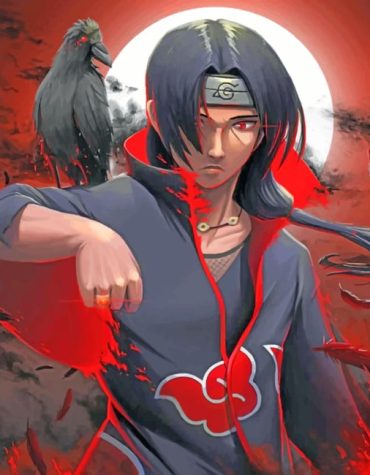 Aesthetic Itachi Naruto Paint By Numbers