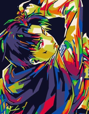 Aesthetic Levi from Attack on Titan Paint By Numbers