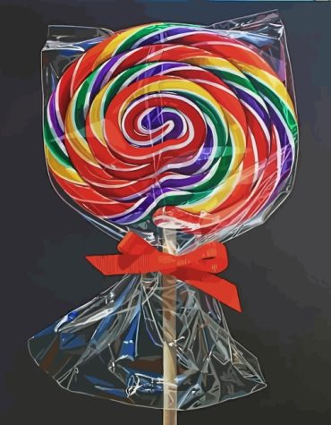 Aesthetic Candy Lollipop Paint By Numbers