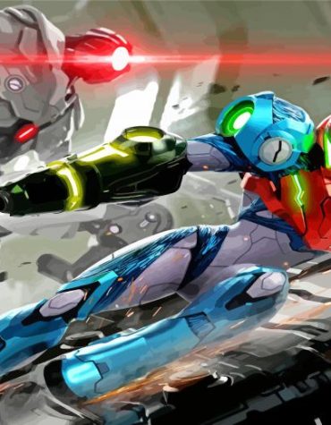 Aesthetic Metroid Gaming Paint By Numbers