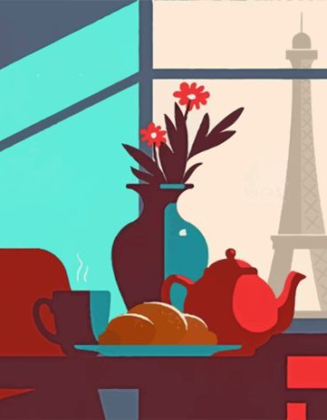 Aesthetic Parisian Delight Paint By Numbers