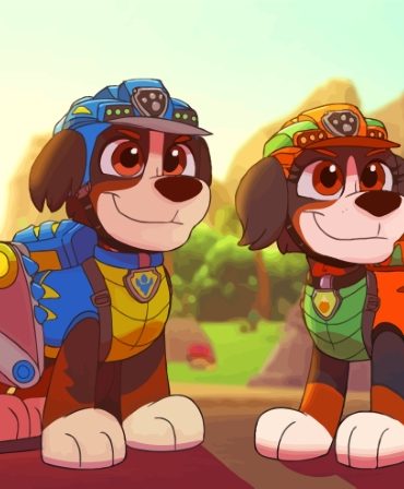 Charming Paw Patrol Animations Paint By Numbers