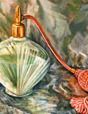 Elegant Perfume Bottle Paint By Numbers