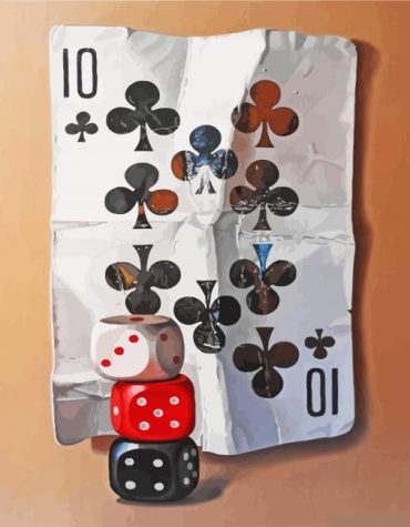 Aesthetic Poker Cards Paint By Numbers