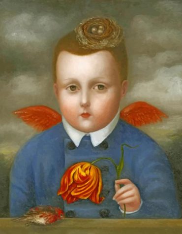 Aesthetic Retro Winged Primitive People Paint By Numbers