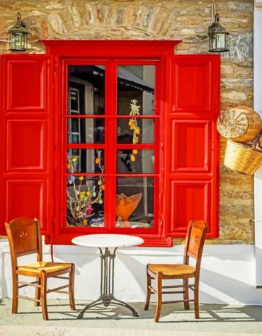 Retro Coffee Shop Valletta Paint By Numbers