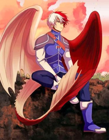 Aesthetic Shoto Todoroki Anime Paint By Numbers