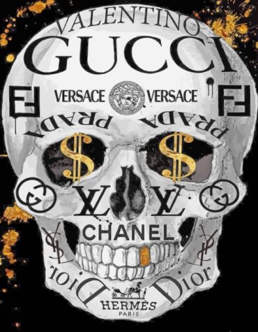 Aesthetic Chanel Skull Paint By Numbers