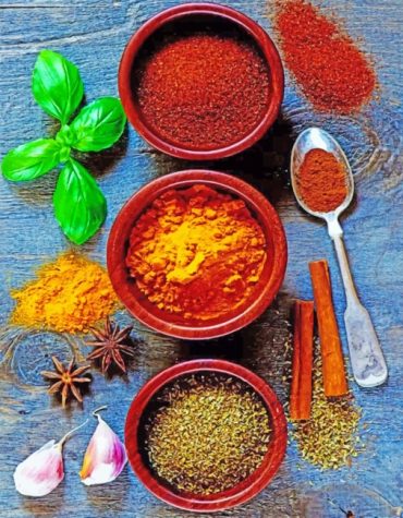 Aesthetic Spices Paint By Numbers