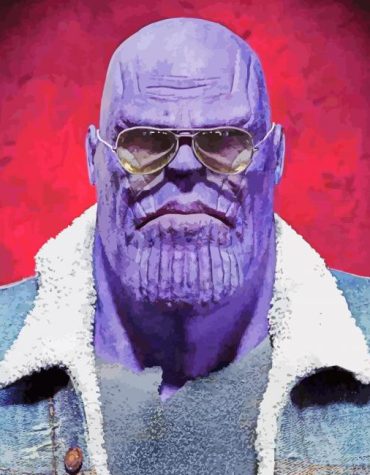 Aesthetic Thanos Marvel Paint By Numbers