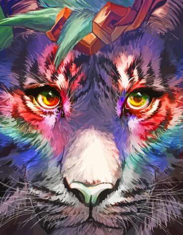 Tiger Animal Art Paint By Numbers