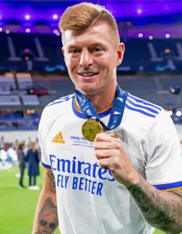 Aesthetic Toni Kroos Football Paint By Numbers
