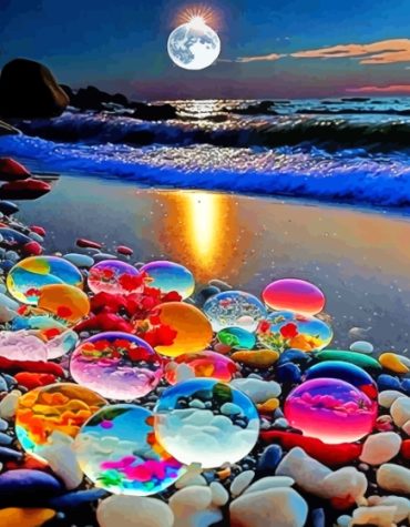 Colorful Tropical Seascapes Paint By Numbers