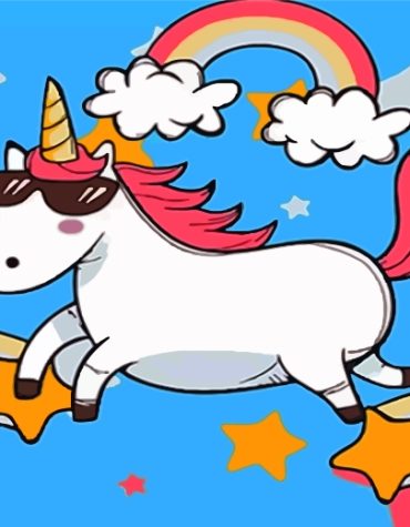 Aesthetic Unicorn Kids Paint By Numbers