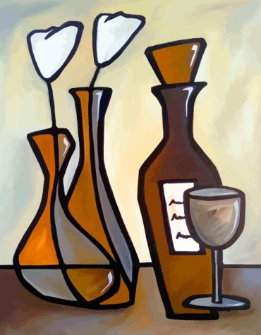 Aesthetic Glass Vase Paint By Numbers