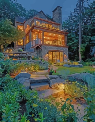 Aesthetic Villa Landscapes Paint By Numbers